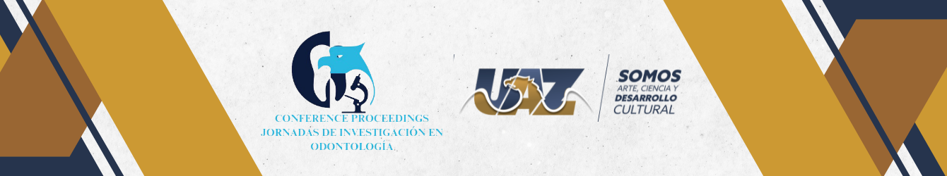 Conference Proceedings, Jornadas de Investigación en Odontología Banner