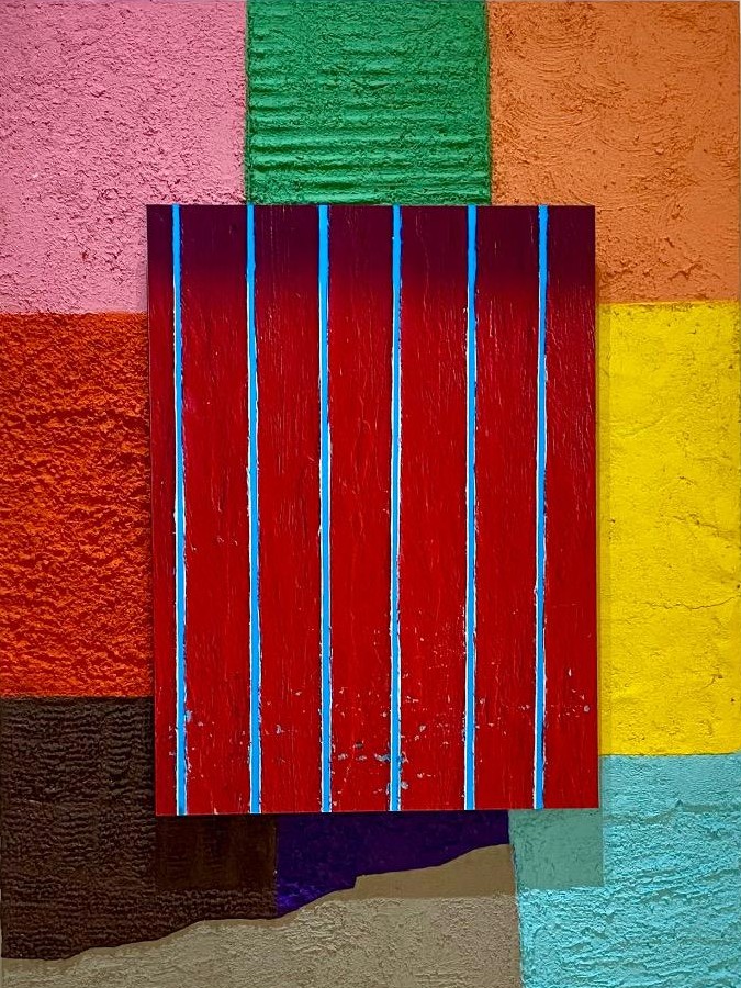 Autor: Joaquín Trujillo. Título: Nicaragua uno. Título de la serie: Textiles callejeros.